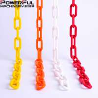 Traffic Warning Chain  6MM 8MM Red Yellow White Plastic Link Chain