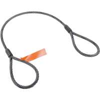 STEEL WIRE ROPE SLING WITH THIMBLE