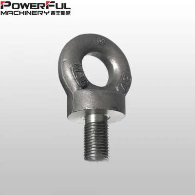 British standard BS529 carbon steel forged eye bolt