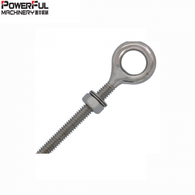 Welded Eye bolt with nut & flat washer