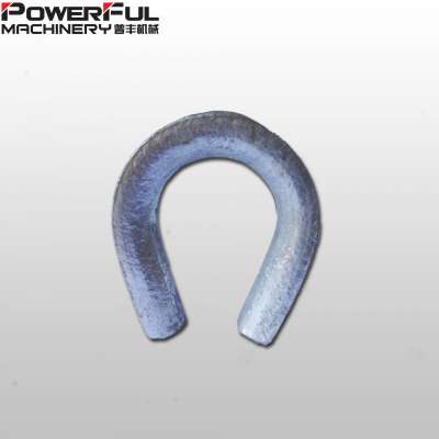 U.S. TYPE GALVANIZED G408 BIG OPEN END TYPE WIRE ROPE THIMBLE