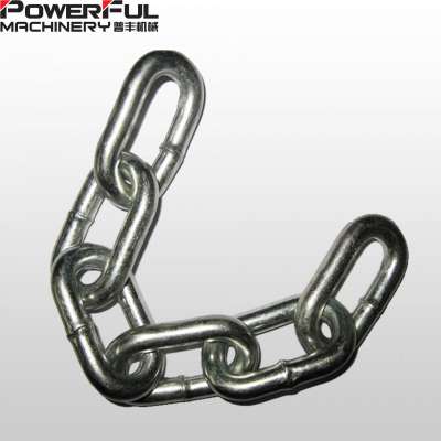 ZINC PLATED GALVANIZED KOREAN TYPE SHORT AND LONG LINK CHAIN