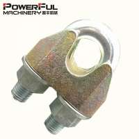 Electro Galvanized Malleable Clamp DIN1142 High Quality Wire Rope Clamp/Clip